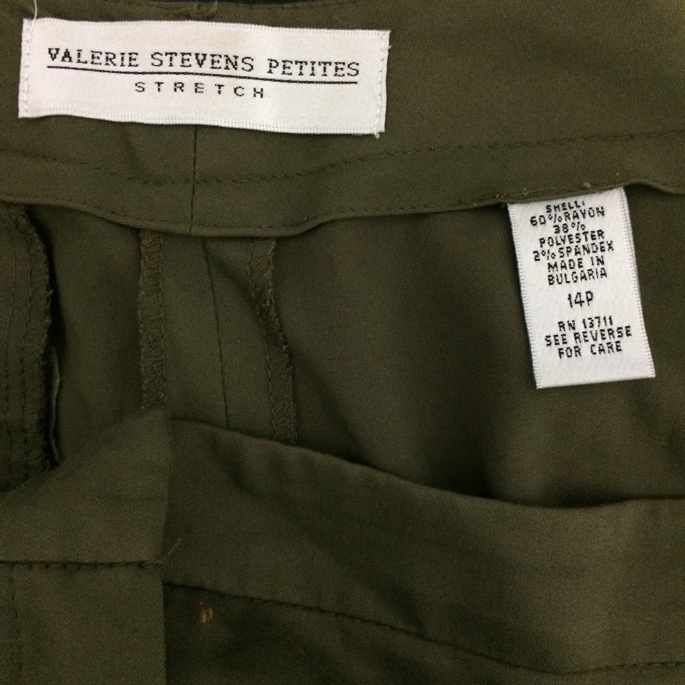 Valerie Stevens Petites Womens 14P Stretch Pants - Picture 7 of 8